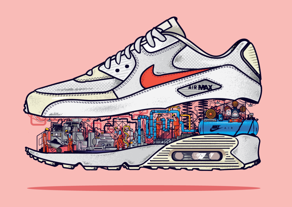 Hyprints | Shop - 'Inside Nike Air Max by Musketon' sneaker art print